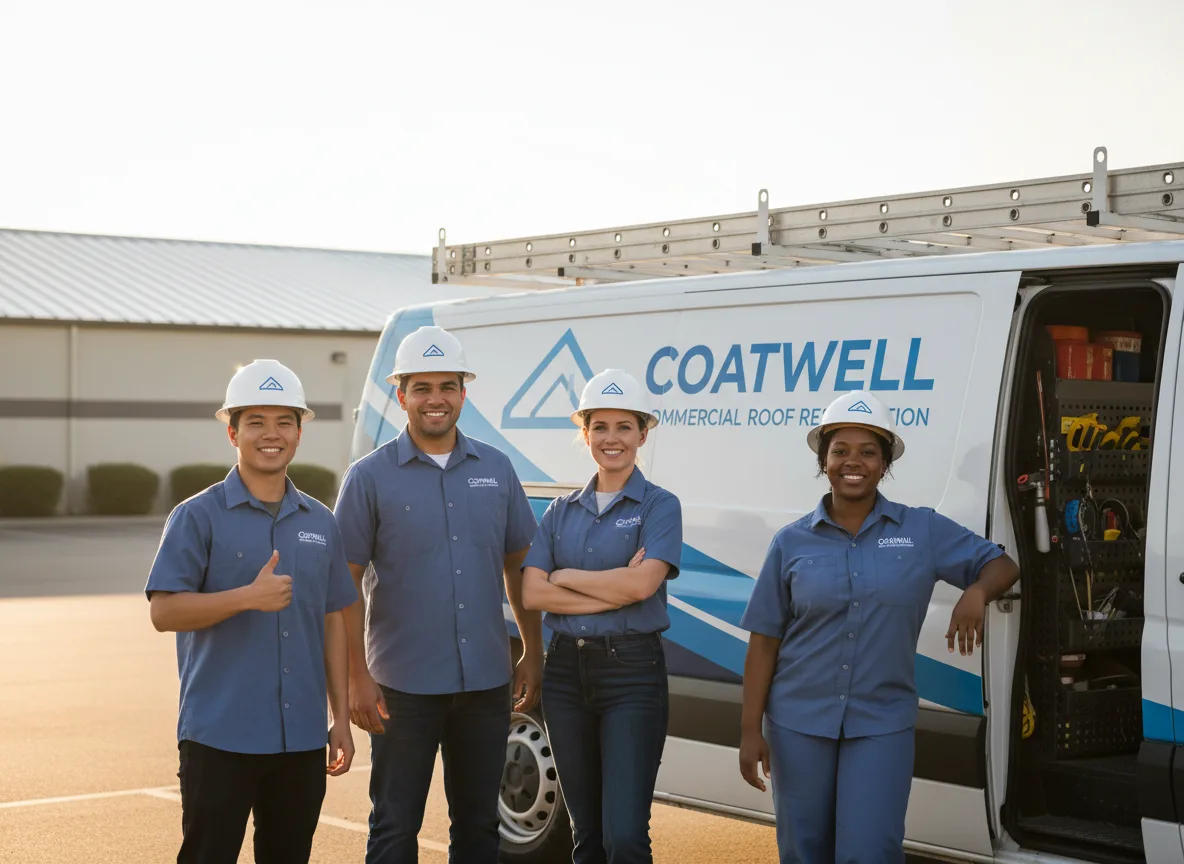 Commercial roof coating company in Cedarville, MI